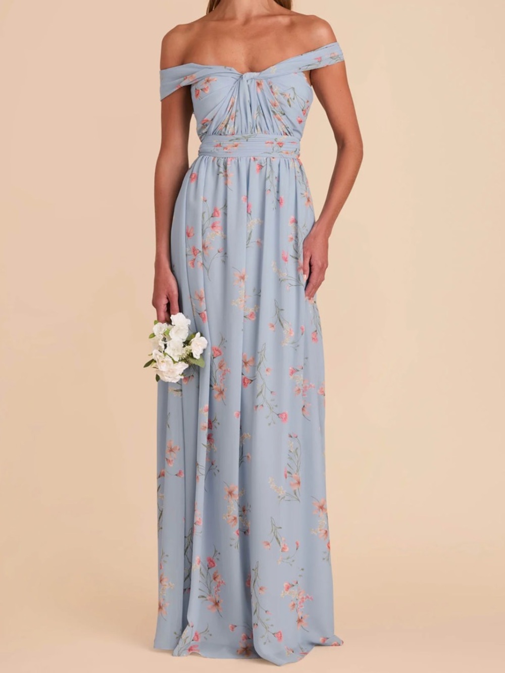 Birdy Grey Convertible Floral Maxi Dress - Size L